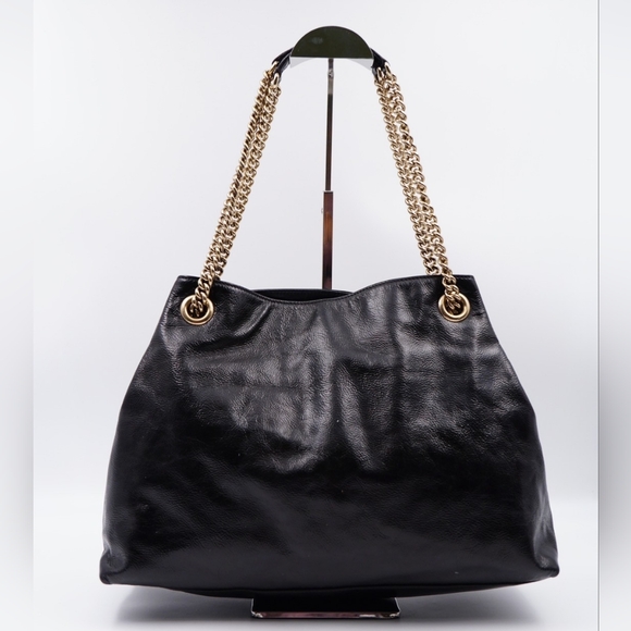 AV16❤️ GUCCI Patent Soho Chain Shoulder Bag - Picture 8 of 13